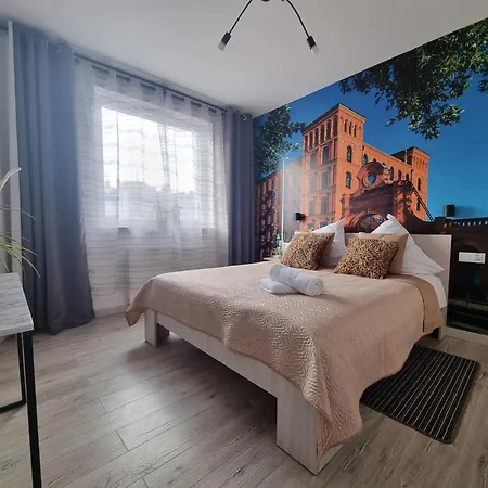 Q Grand - 3 Pokojowe Klimatyzowane Przy Manufakturze Z Garazem Gratis, Fv Lejlighed *