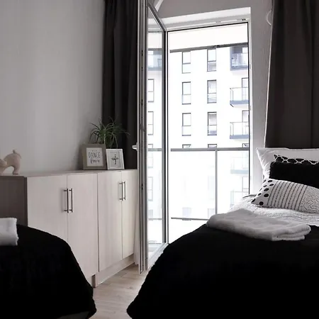 Lejlighed Q Grand - 3 Pokojowe Klimatyzowane Przy Manufakturze Z Garazem Gratis, Fv Łódź