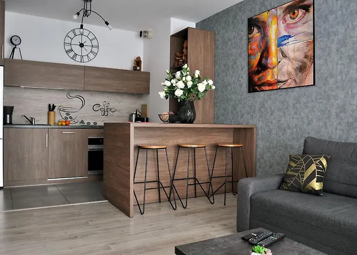 شقة Q Grand - 3 Pokojowe Klimatyzowane Przy Manufakturze Z Garazem Gratis, Fv وودج